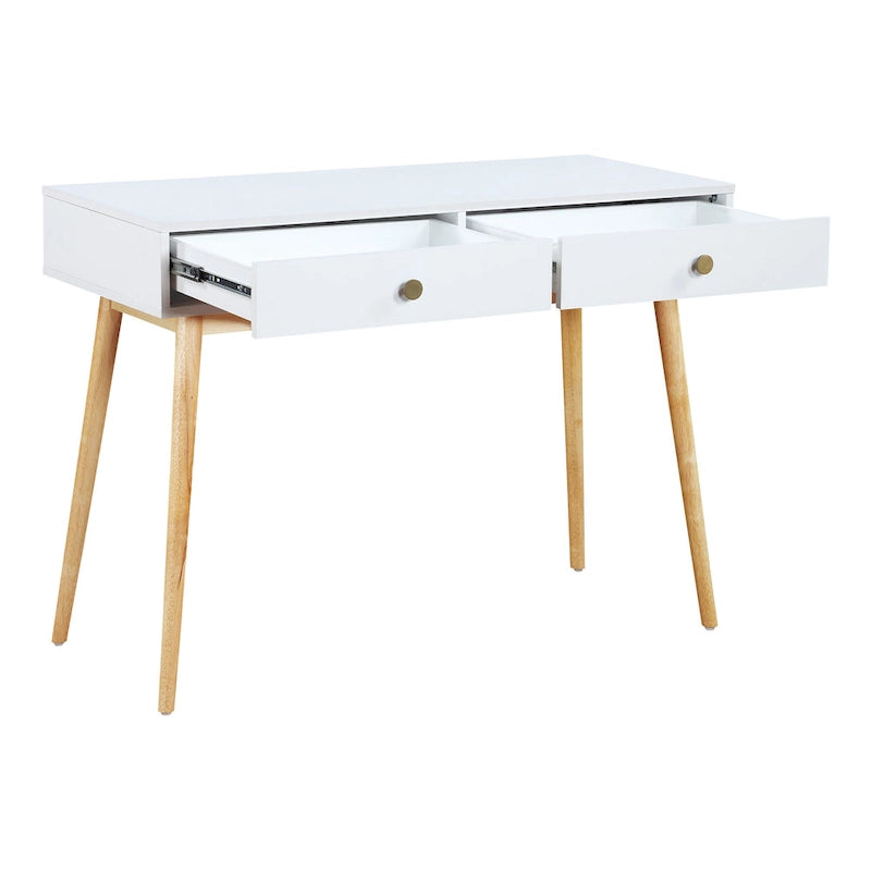 Scrivania Mid-Century con Cassetti