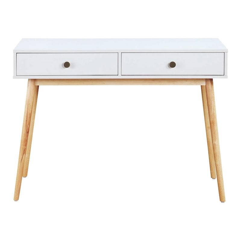 Scrivania Mid-Century con Cassetti
