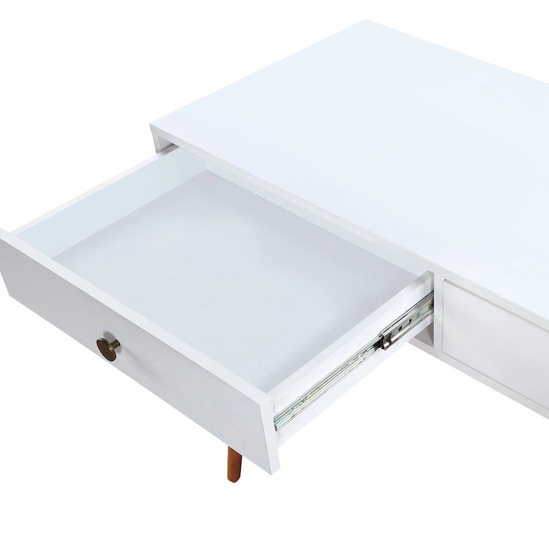 Scrivania Mid-Century con Cassetti