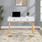 Scrivania Mid-Century con Cassetti
