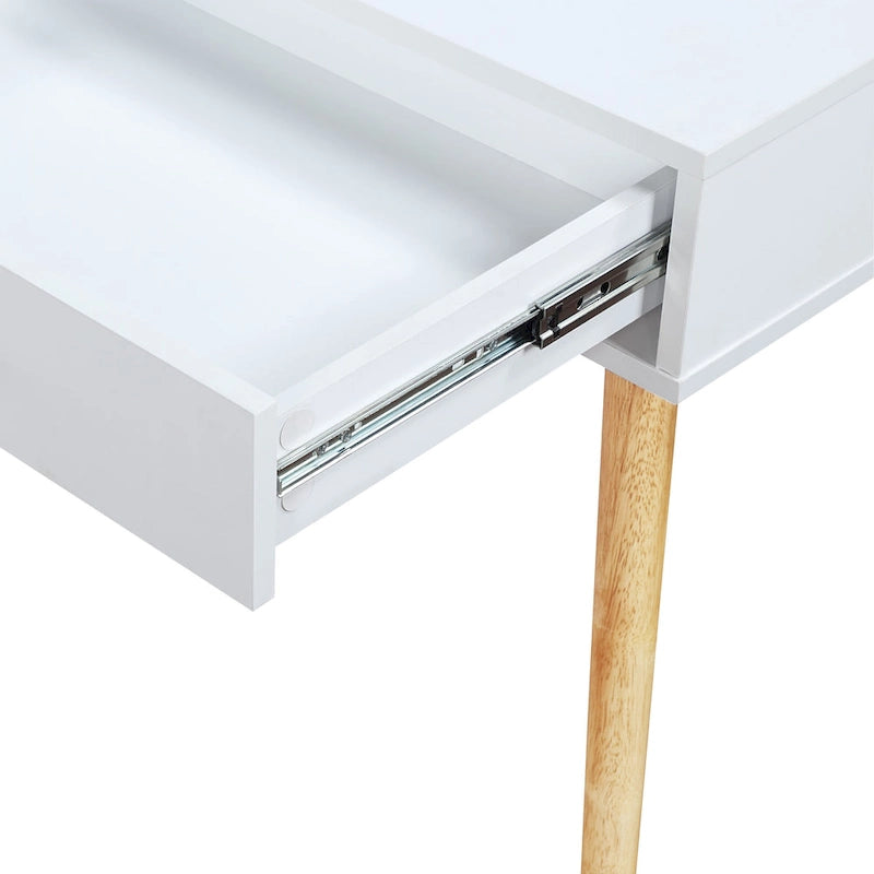 Scrivania Mid-Century con Cassetti