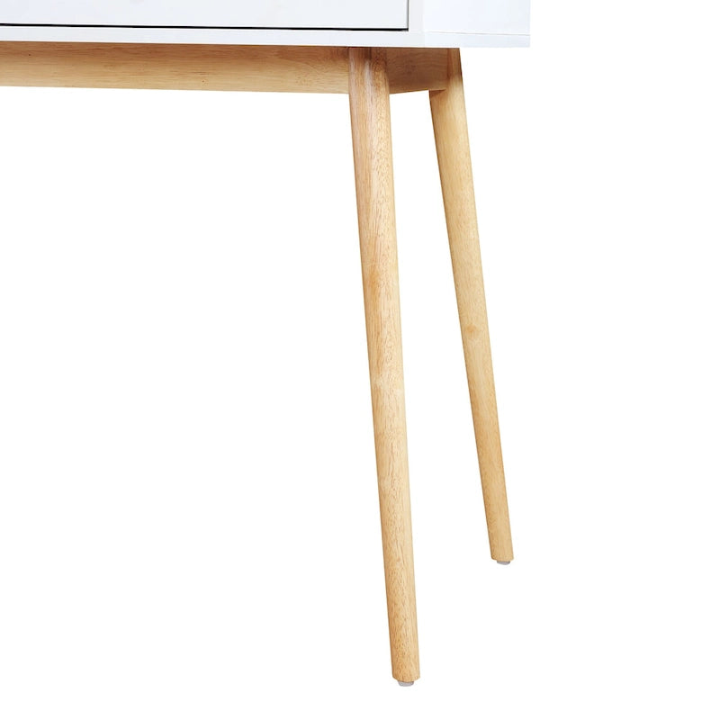 Scrivania Mid-Century con Cassetti