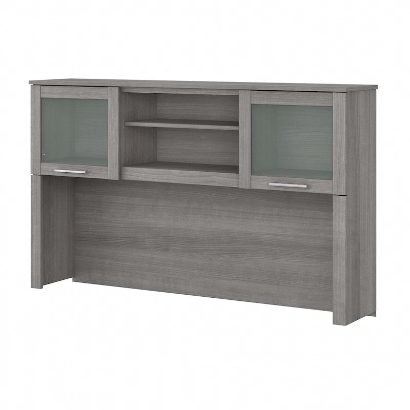 Pensile portaoggetti da scrivania per scrivania a L – 59,09L x 12,50W x 35,69H