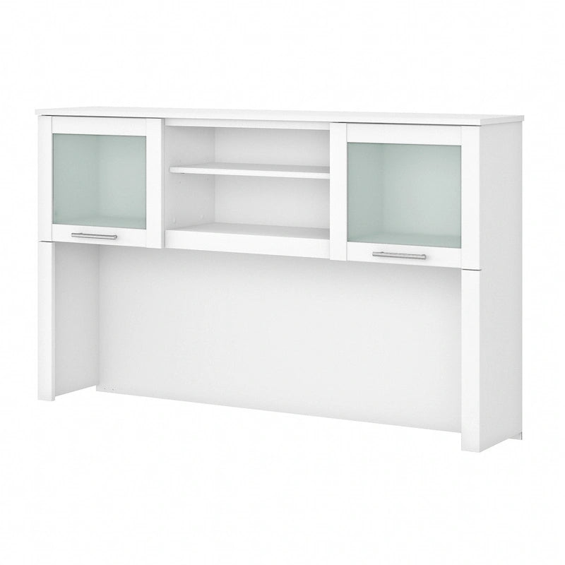 Pensile portaoggetti da scrivania per scrivania a L – 59,09L x 12,50W x 35,69H