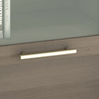 Pensile portaoggetti da scrivania per scrivania a L – 59,09L x 12,50W x 35,69H
