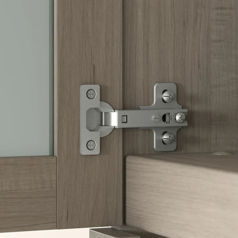 Pensile portaoggetti da scrivania per scrivania a L – 59,09L x 12,50W x 35,69H