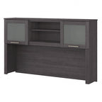 Pensile portaoggetti da scrivania per scrivania a L – 59,09L x 12,50W x 35,69H