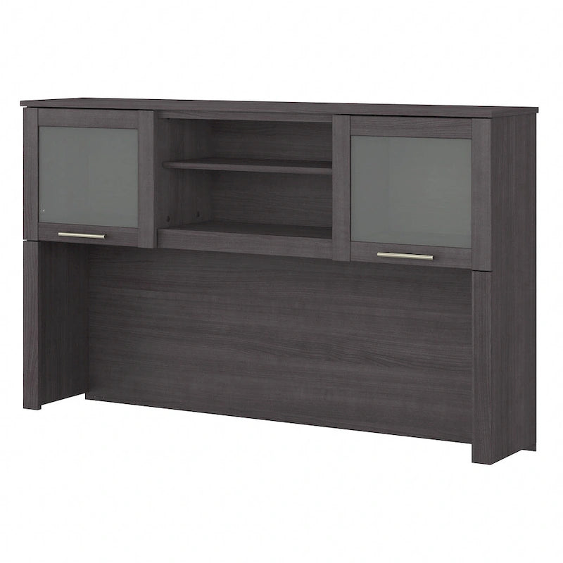 Pensile portaoggetti da scrivania per scrivania a L – 59,09L x 12,50W x 35,69H