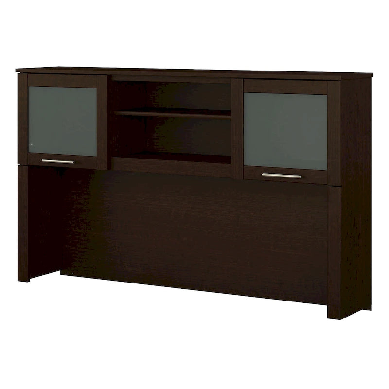 Pensile portaoggetti da scrivania per scrivania a L – 59,09L x 12,50W x 35,69H