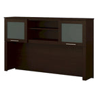 Pensile portaoggetti da scrivania per scrivania a L – 59,09L x 12,50W x 35,69H