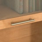 Pensile portaoggetti da scrivania per scrivania a L – 59,09L x 12,50W x 35,69H