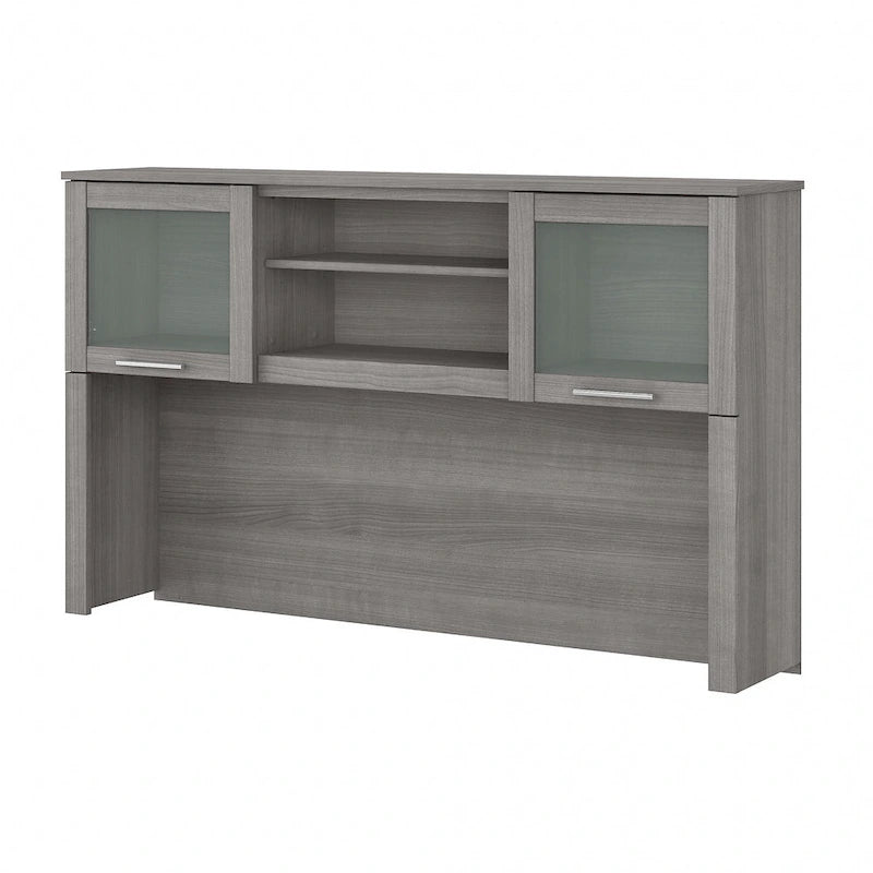 Pensile portaoggetti da scrivania per scrivania a L – 59,09L x 12,50W x 35,69H