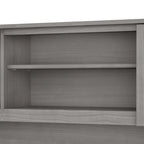 Pensile portaoggetti da scrivania per scrivania a L – 59,09L x 12,50W x 35,69H