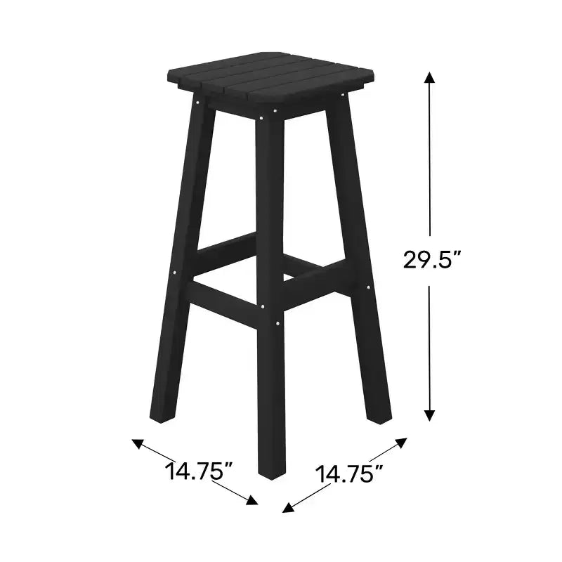 Set da pranzo da bar per esterni WestinTrends Malibu in HDPE per tutte le stagioni (5 pezzi)