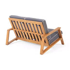 Set divanetto e tavolino da esterno in legno di acacia con cuscini Paloma di Christopher Knight Home