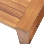 Set divanetto e tavolino da esterno in legno di acacia con cuscini Paloma di Christopher Knight Home