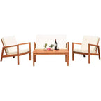 Larence 4 Piece Living Set - Indoor/Outdoor - PAT7068 - Safavieh