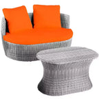 Set da 6 pouf per esterni Jiallo Romantic Collection