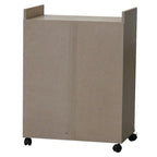 Carrello microonde con 1 cassetto e 2 ante – Nero