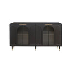 Credenza con 4 ante in vetro cannettato