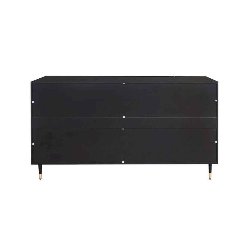 Credenza con 4 ante in vetro cannettato