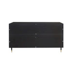Credenza con 4 ante in vetro cannettato