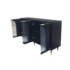 Credenza con 4 ante in vetro cannettato
