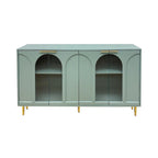 Credenza con 4 ante in vetro cannettato