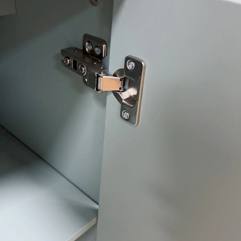 Credenza con 4 ante in vetro cannettato