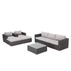 Set da conversazione in vimini Santa Rosa da 8 pezzi - Christopher Knight Home